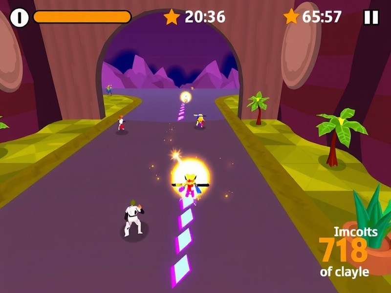 Colorful Holi Festival Themed Runner Game Holi Blaze Runner Gameplay Screenshot