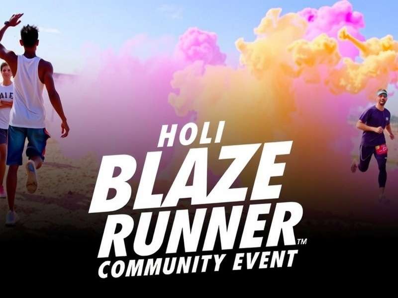 Players Celebrating Virtual Holi Holi Blaze Runner Community Event